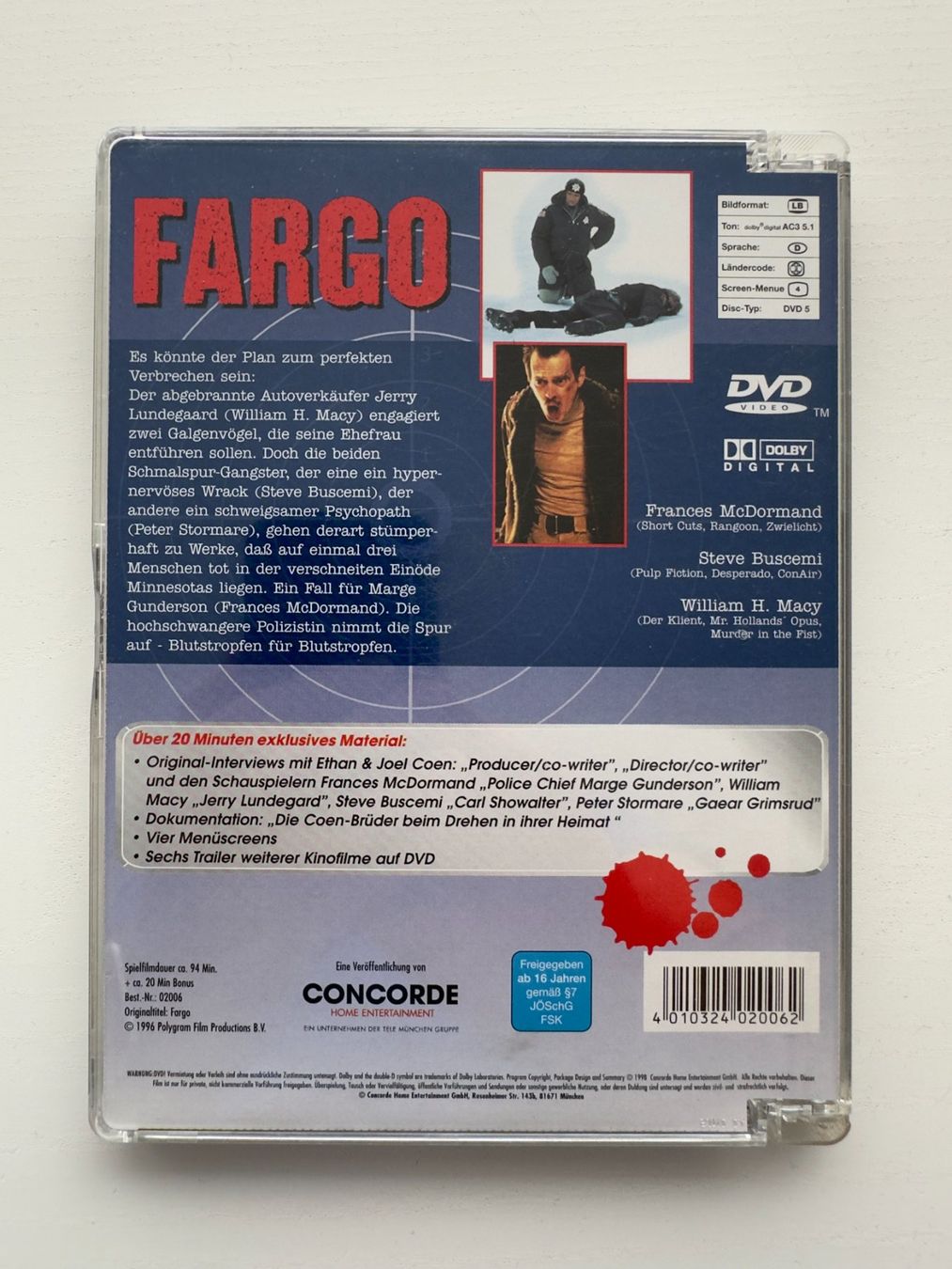 Tutti i DVDs: Fargo – Usato da Nottwil venduto da grabi77 1