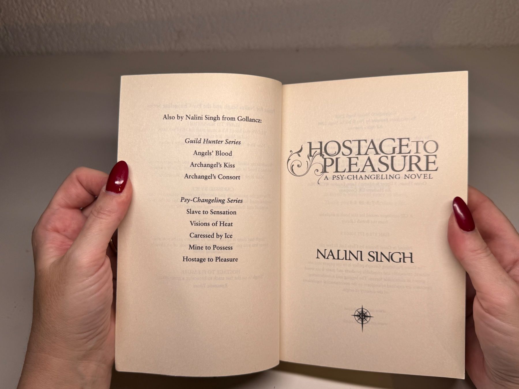 Bücher: NOVEL: Nalini Singh, Hostage to Pleasure – Gebraucht aus Grosswangen von English_books 2