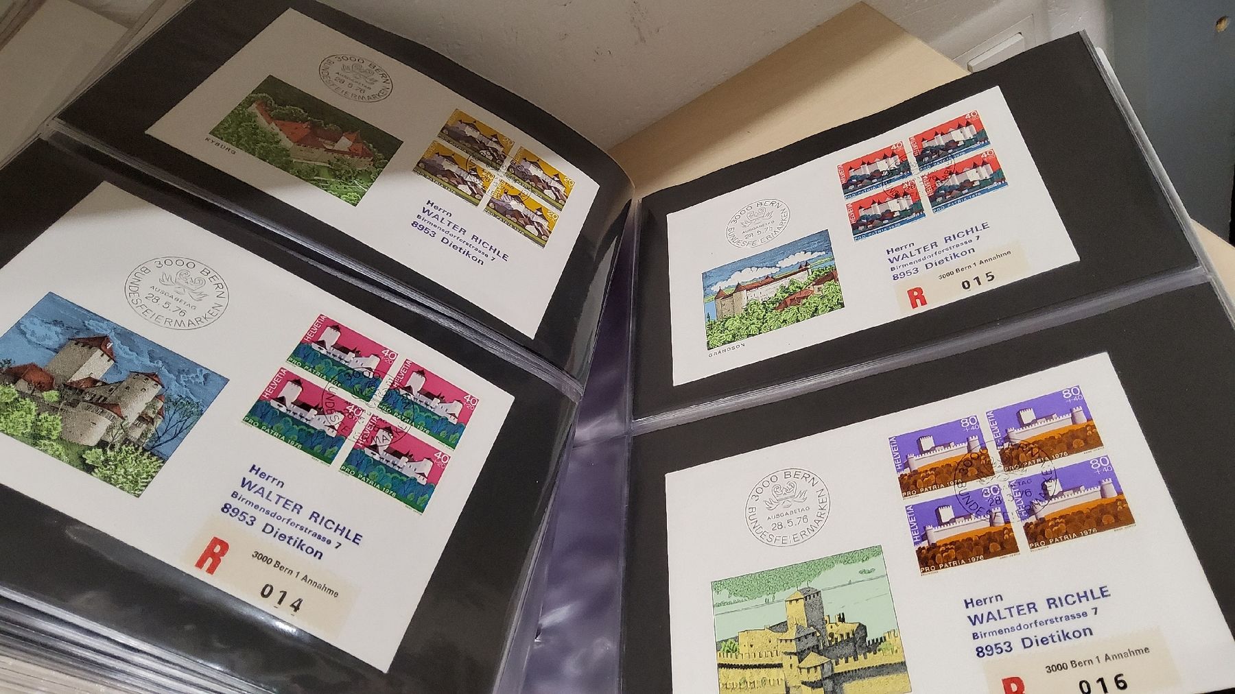 Tutti i francobolli: Briefmarkensammlung Schweiz, vielseitig, – Usato da Herisau venduto da Nluanalucas 4