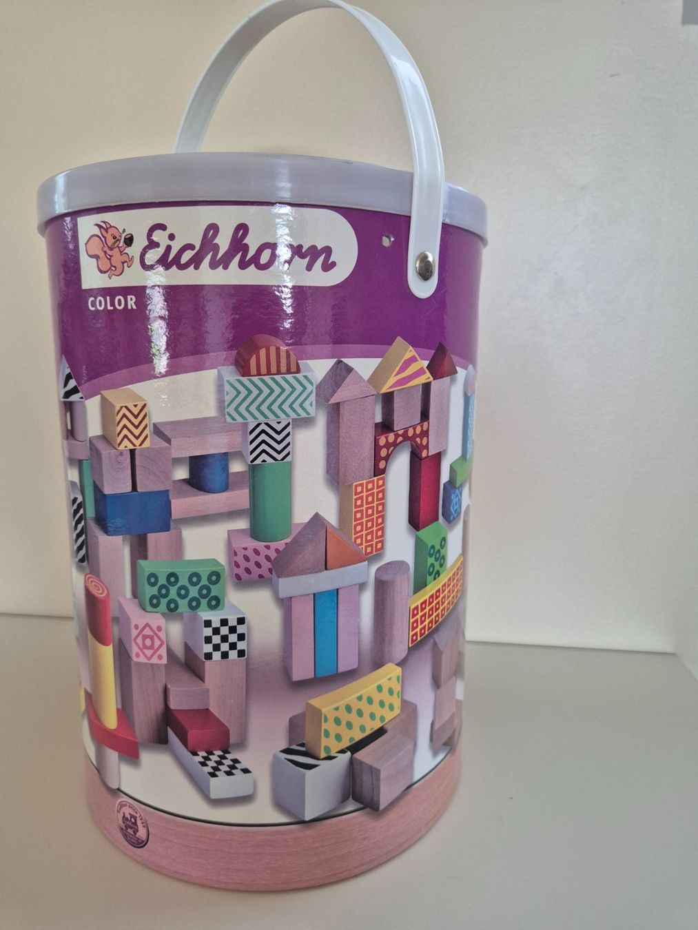 Eichhorn Jouets: Eichhorn Holzbausteine-Eimer: – D'occasion à Dietikon par grafad