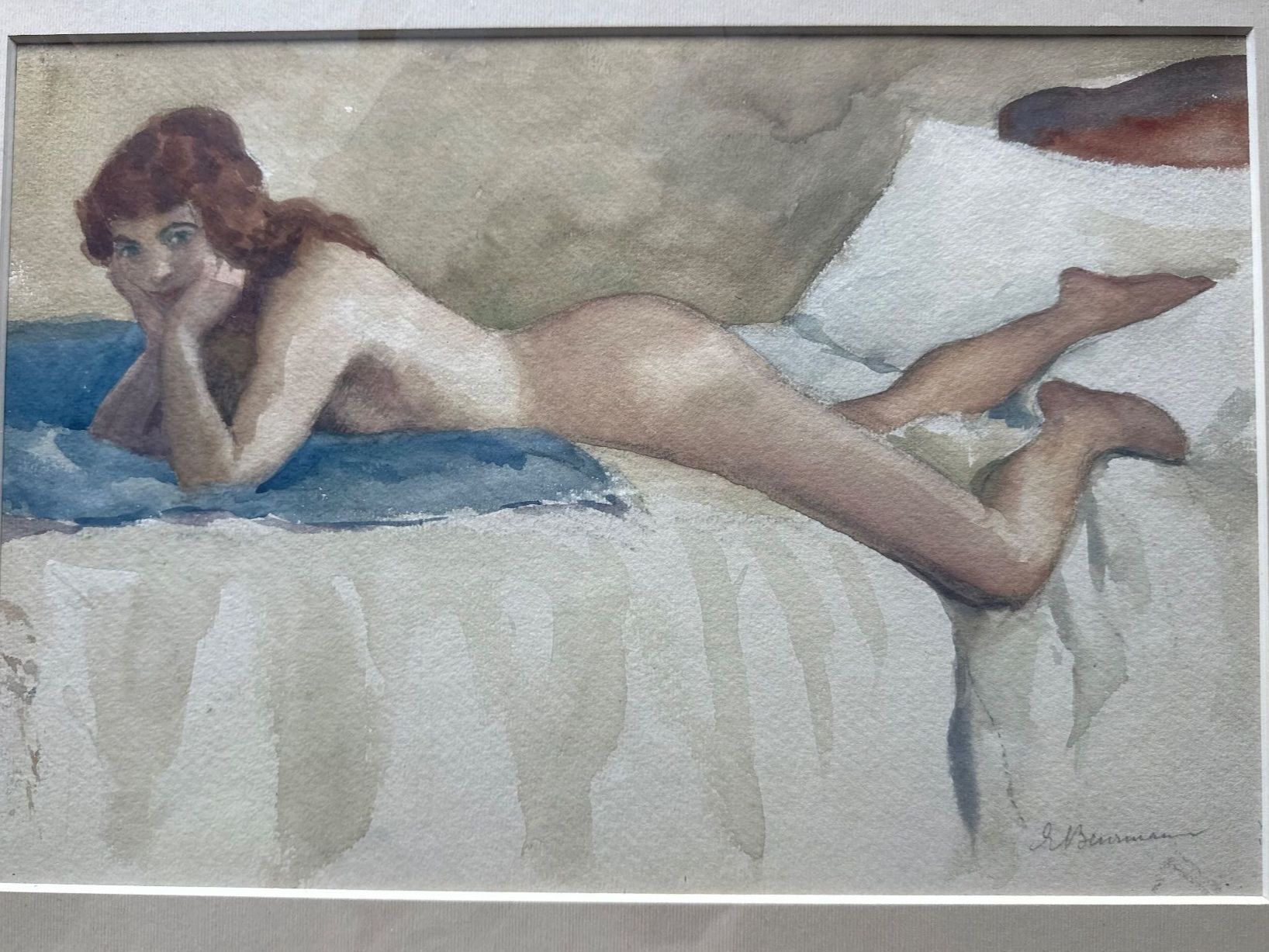 Dipinti: Emil BEURMANN Damenakt – Usato da Grellingen venduto da luxuskunst