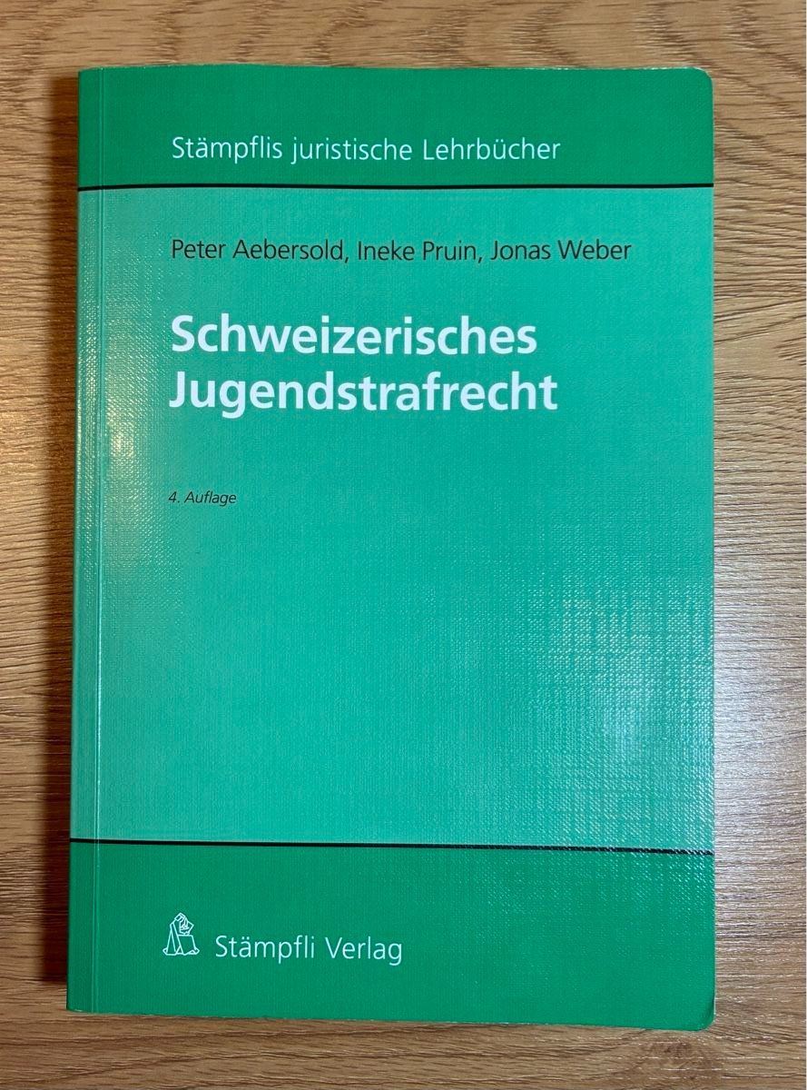 Bücher: Schweizerisches Jugendstrafrecht, 4. Auflage, Aebersold – Neu (gemäss Beschreibung) aus Sursee von mattehu