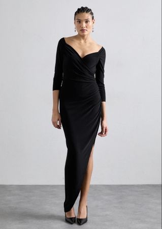 Norma Kamali Abendkleid schwarz Grösse M/38 NEU!