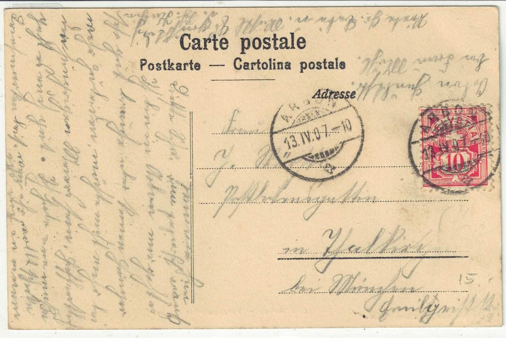 Cartoline postali: Arbon - Villenquartier – Usato da Ettingen venduto da Kartenplanet 1