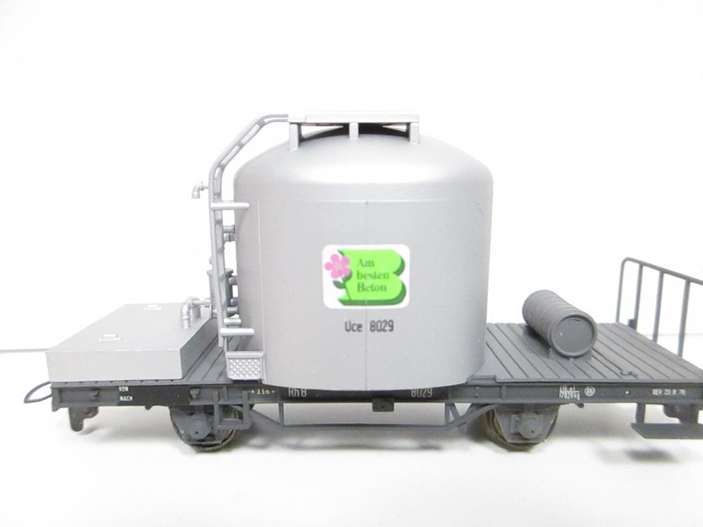 Bemo H0m 2260 RhB Zementtransportwagen Uce 8029 4