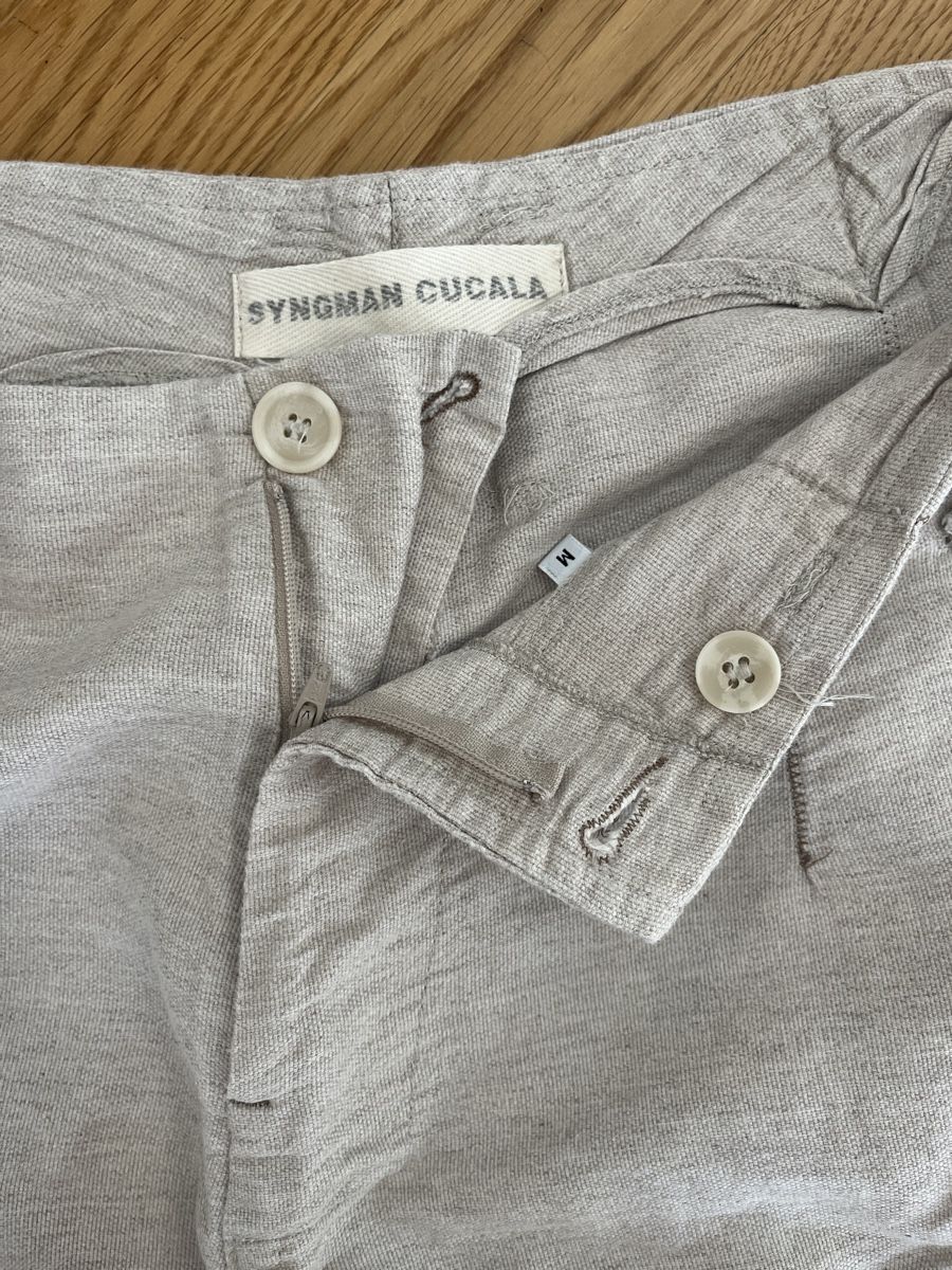 Pantaloni: Designer Freizeithose Leinen Baumwolle SYNGMAN CUCALA – Usato da Zürich venduto da bretxo 8