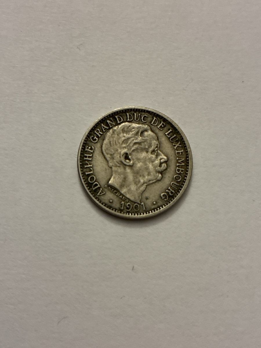 Tutti le monete: Nr. 49: 10 Centimes, Luxemburg, 1901 – Usato da Burgdorf venduto da Yakari5165 1