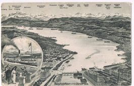 Dampfschiffahrt auf dem Zürich-See