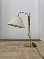 Vintage Schwenkarm Tischlampe Messing Leselampe 70er 80er