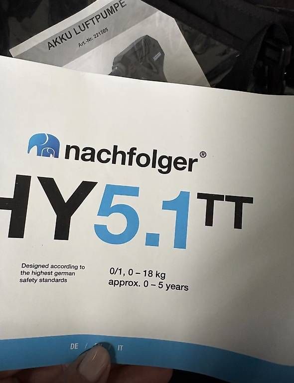 Seggiolini per auto: Hy5.1 Nachfolger aufblasbar Reise-Kinderitz – Usato da Arni AG venduto da PetraS11 2
