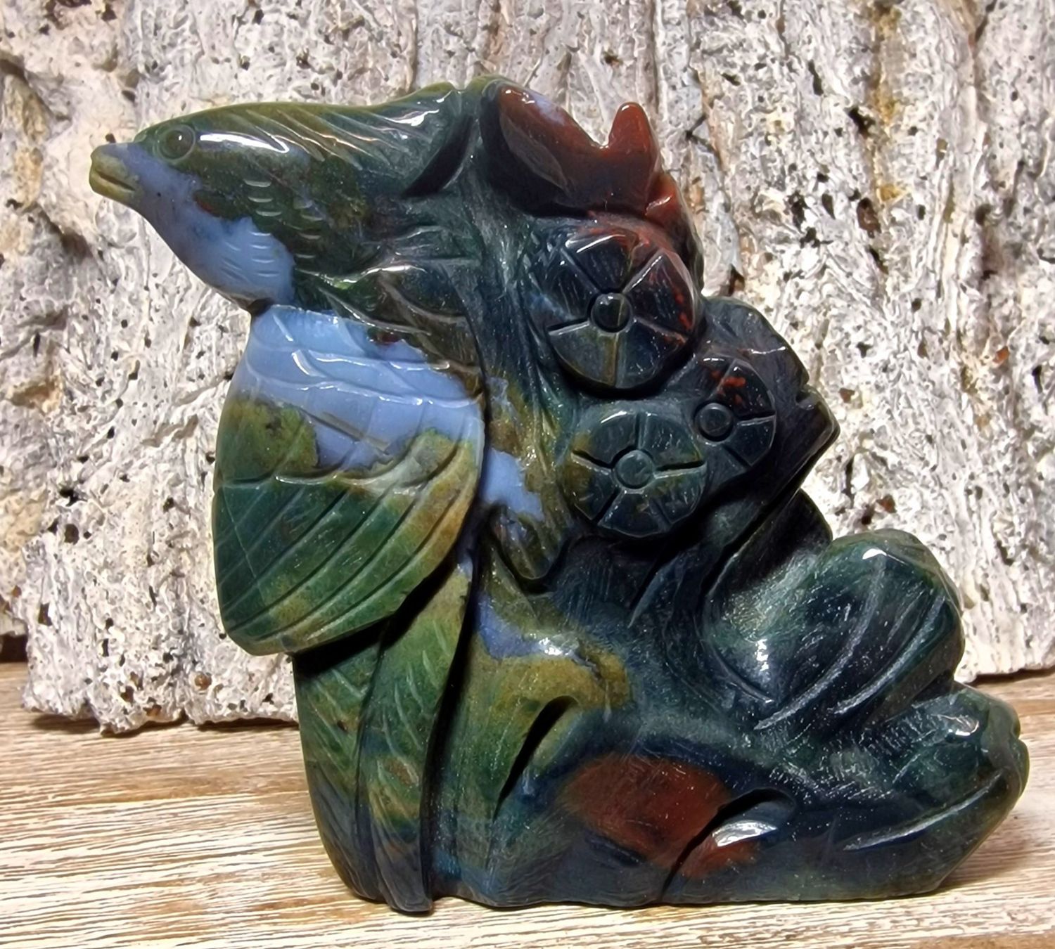 Minerali & Pietre curative: Vogel aus Ozeanjaspis – Nuovo (secondo la descrizione) da Matzingen venduto da Shay_Crystalz