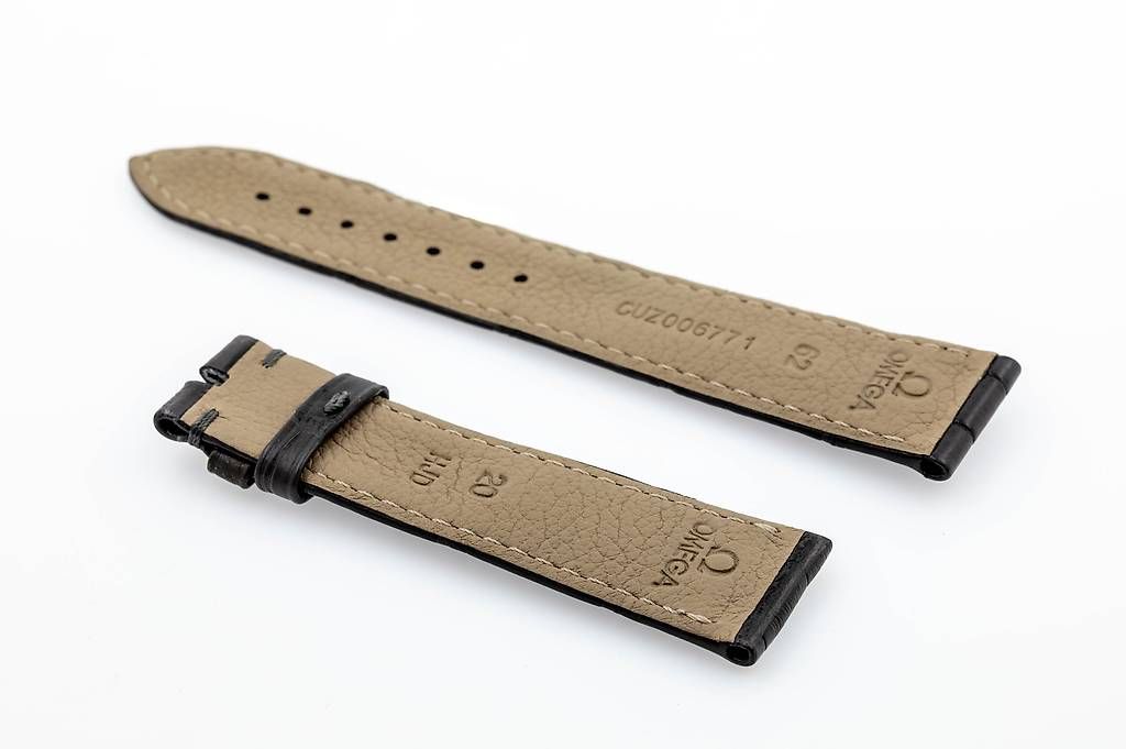 Bracciali & Braccialetti: Omega Speedmaster dark grey leather strap 20mm NEW – Nuovo (secondo la descrizione) da Epalinges venduto da bracelet123 1