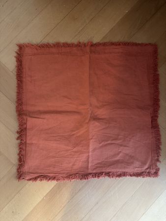 2x Kissenhülle Baumwolle mit Fransen H&M