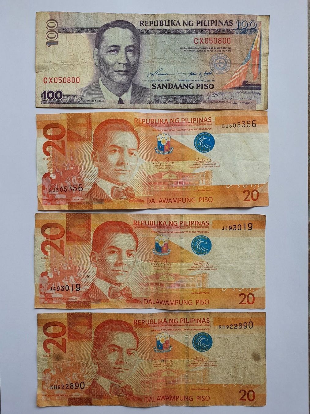 Banconote: Banknoten aus Philippinen – Usato da Pravidondaz venduto da LVtik 1