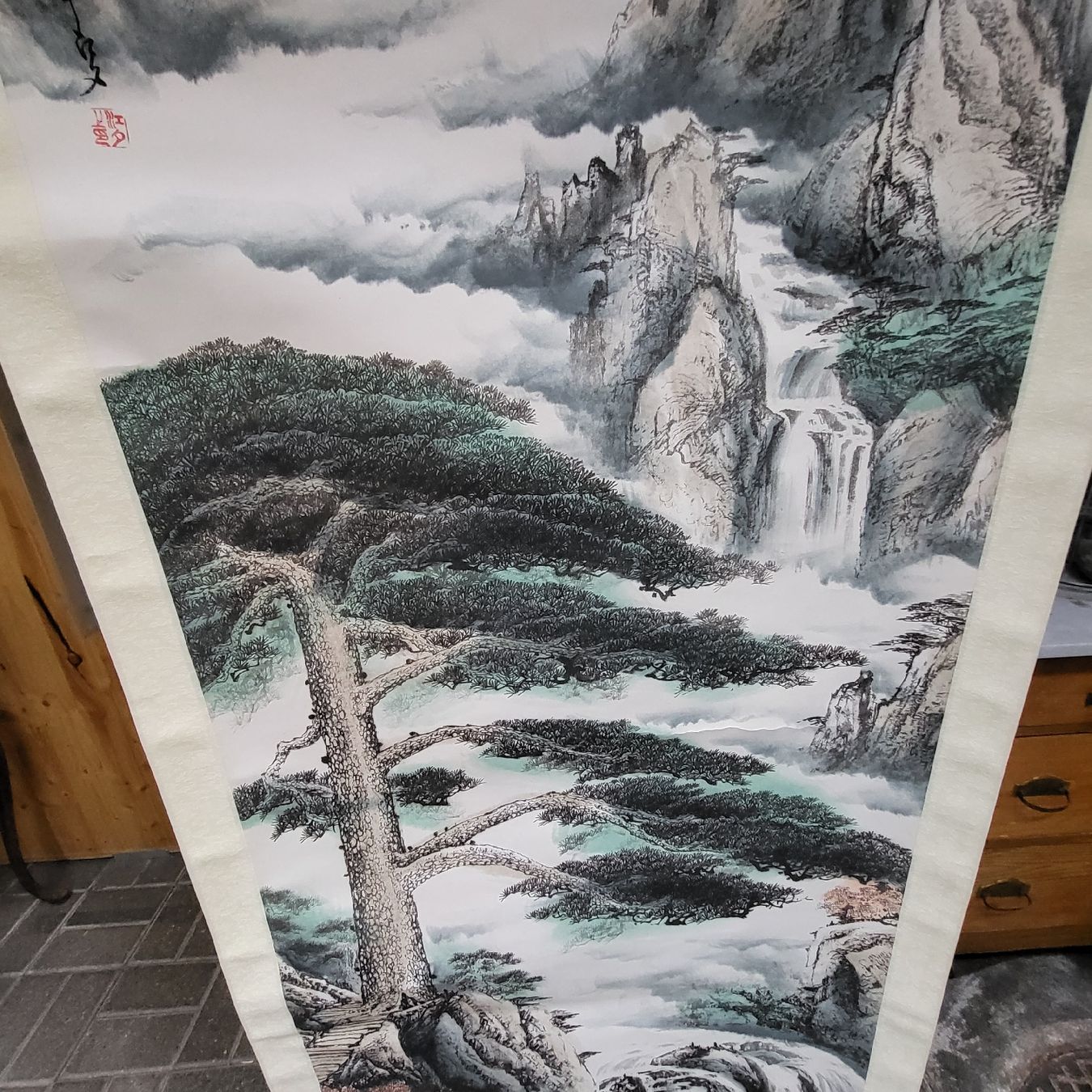 Poster & Bilder: Chin. RollBild – Gebraucht aus Kägiswil von Megafi56 2