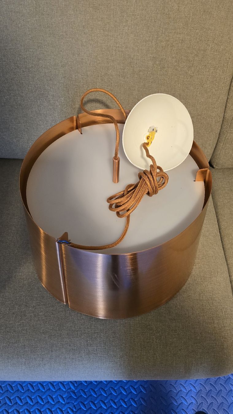 Lampadari & plafoniere: Jonas Lindvall, a model 'W 124 Large' copper ceiling light – Usato da Cham venduto da Uhhee13 6