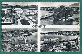 Genève. 4 Ansichten, 1961, ungelaufen