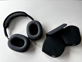 Apple AirPods Max Kopfhörer dunkelgrau mit Hülle