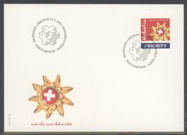 2002, FDC, Tourismusmarken, Gruss aus der Schweiz (Nr. 1070)