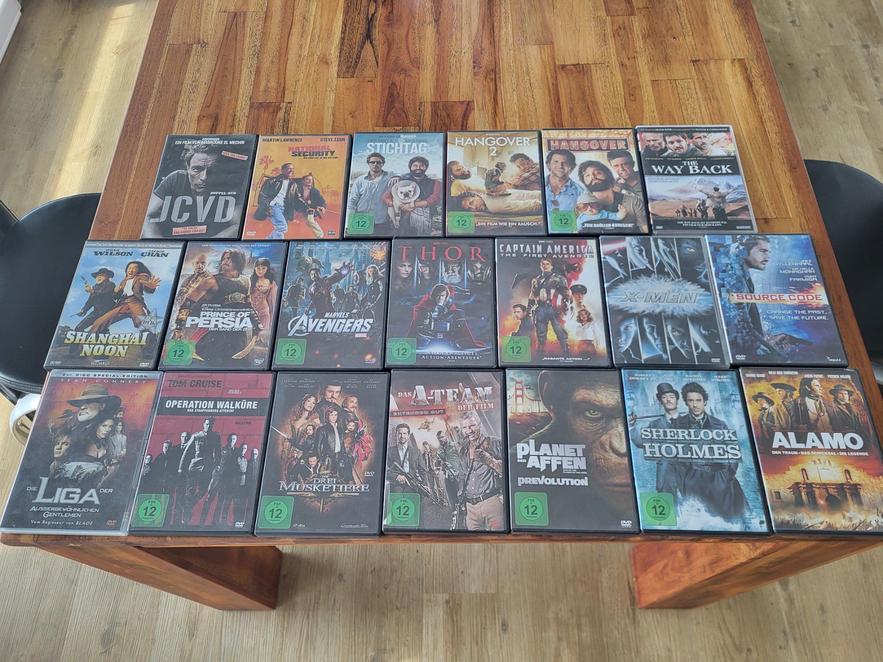 Tutti i DVDs: 20 DVD Action – Usato da Niederhelfenschwil venduto da Bruce019