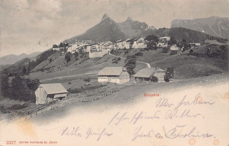 Cartoline postali: Gruyère, circulée 1924 – Usato da Frauenfeld venduto da POML