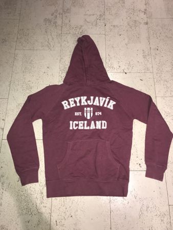 Hoodie beerenfarbig M
