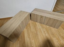 2er Set Wandschränke 