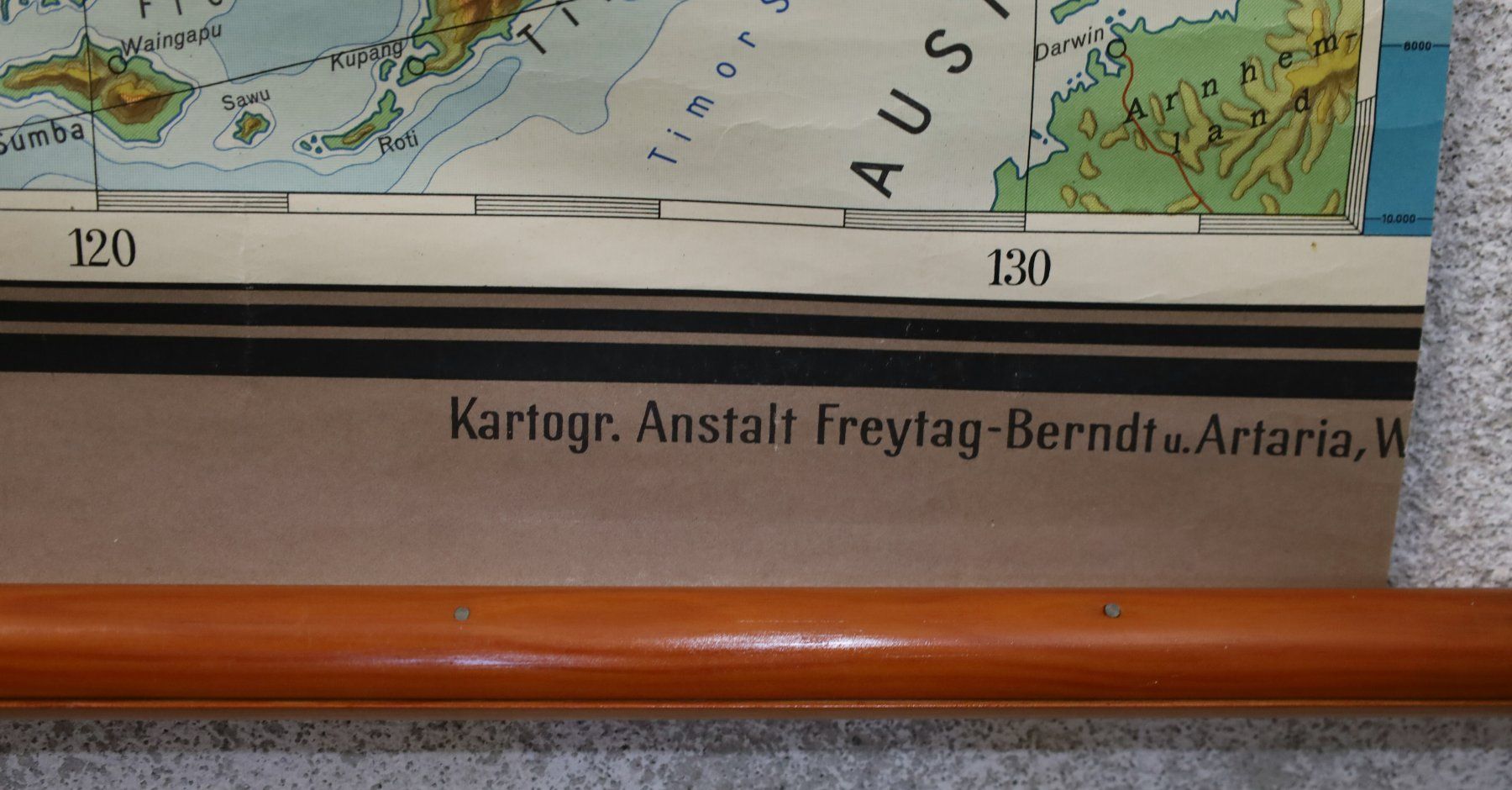 Cartine & Atlanti: XL Schulwandkarte "Asien" 2 – Usato da Birrwil venduto da brandschatz_birrwil 3