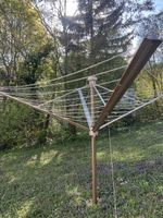 Étendoir à linge rotatif de jardin