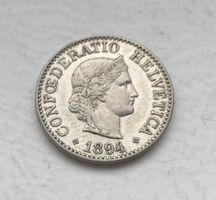 1894 10 Rappen -unz
