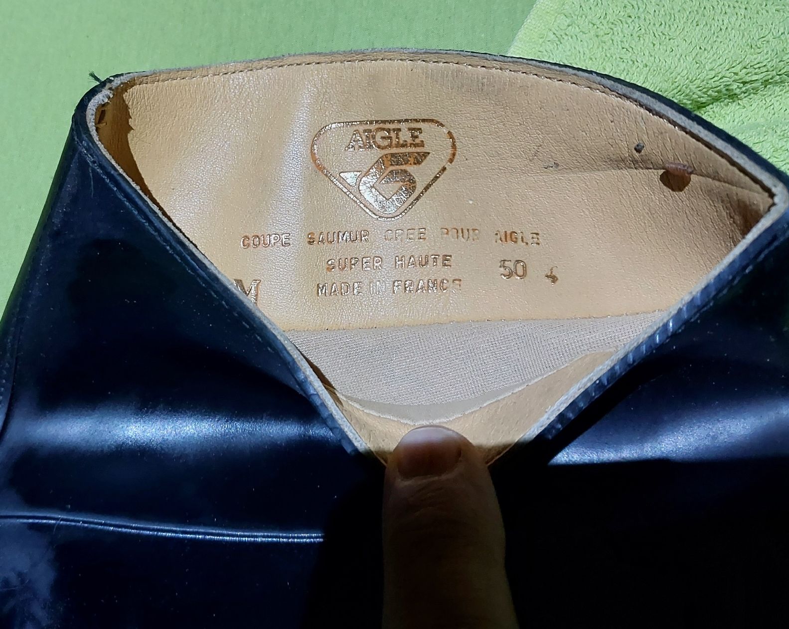 Scarpe da uomo: Aigle Stiefel Leder grösse 44 – Usato da oetwil am see venduto da timmy010 1