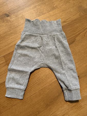 Baby Hose, Gr. 62, H&M, organic cotton, grau