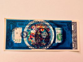DEATH NYC Billet 1 US Dollar „Pop Art Moonswatch“, Ltd.x/100