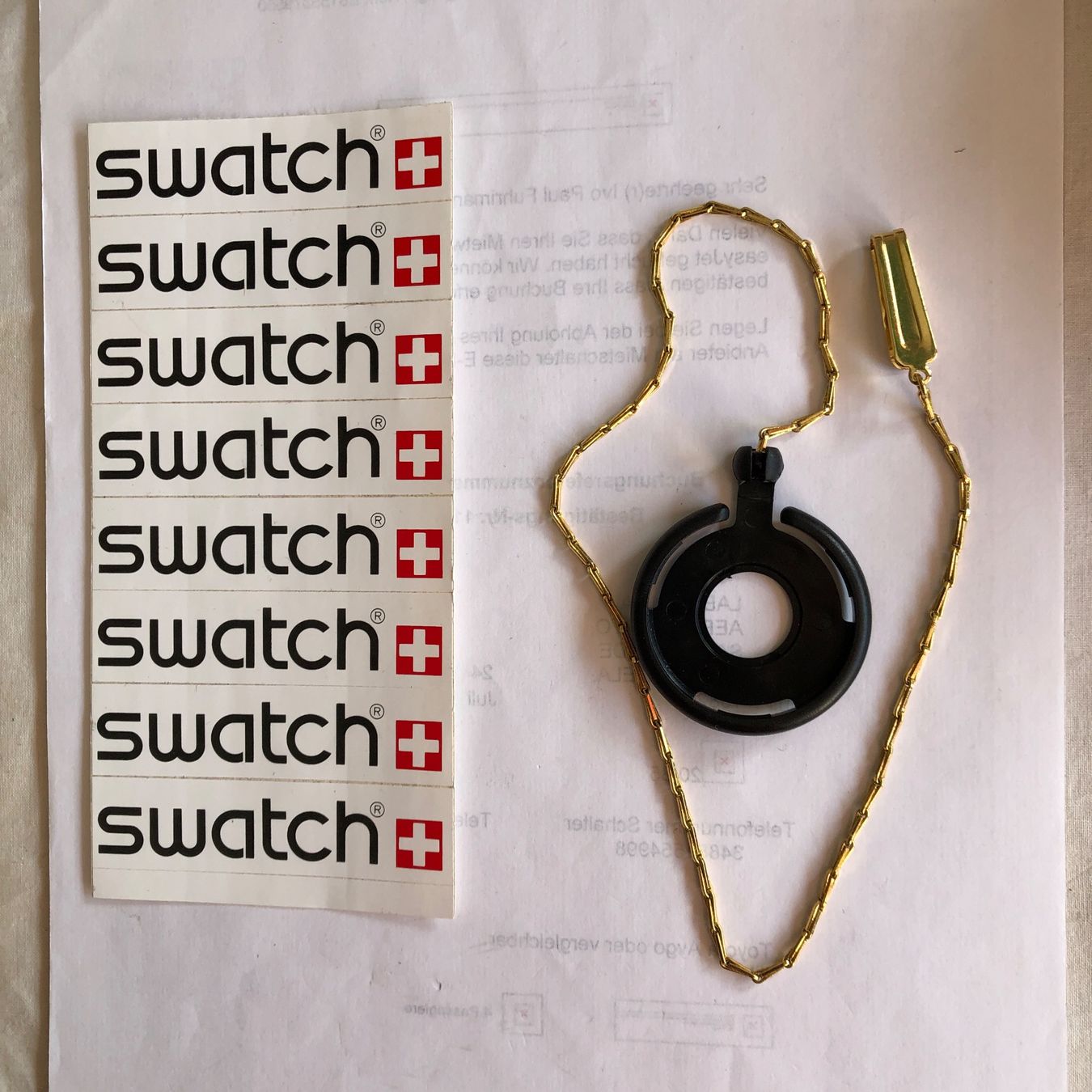 Swatch Orologi: Swatch POCKET-POP Uhren-Kette – Nuovo (secondo la descrizione) da Biel/Bienne venduto da winnertaco