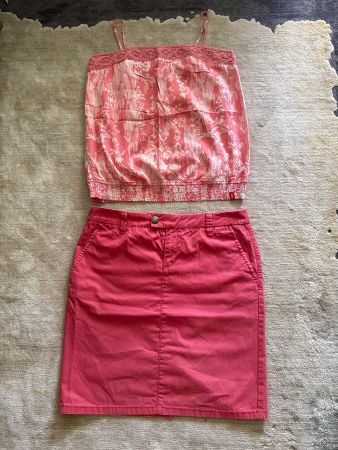 Jupe Esprit Gr.38 und Bluse edc  Gr.M