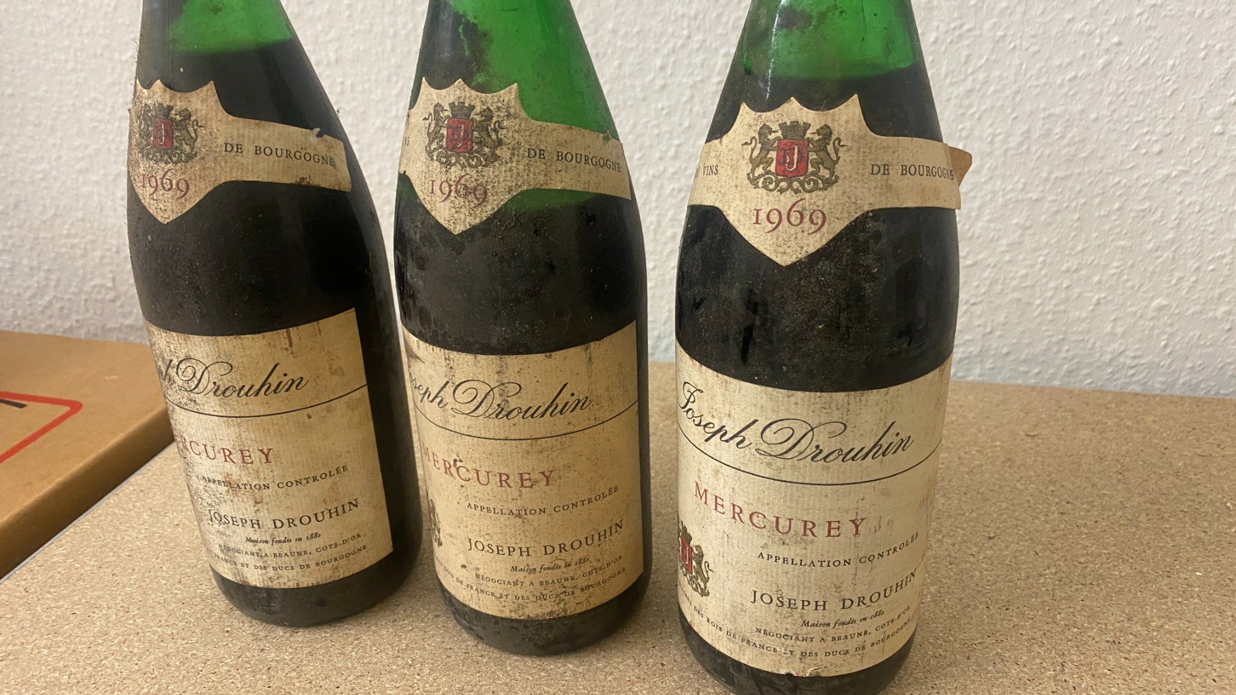 Vino: Wein Set 2 Mercurey, Joseph Drouhin, JG 1969 – Usato da Luzern venduto da mma_2tsw 4