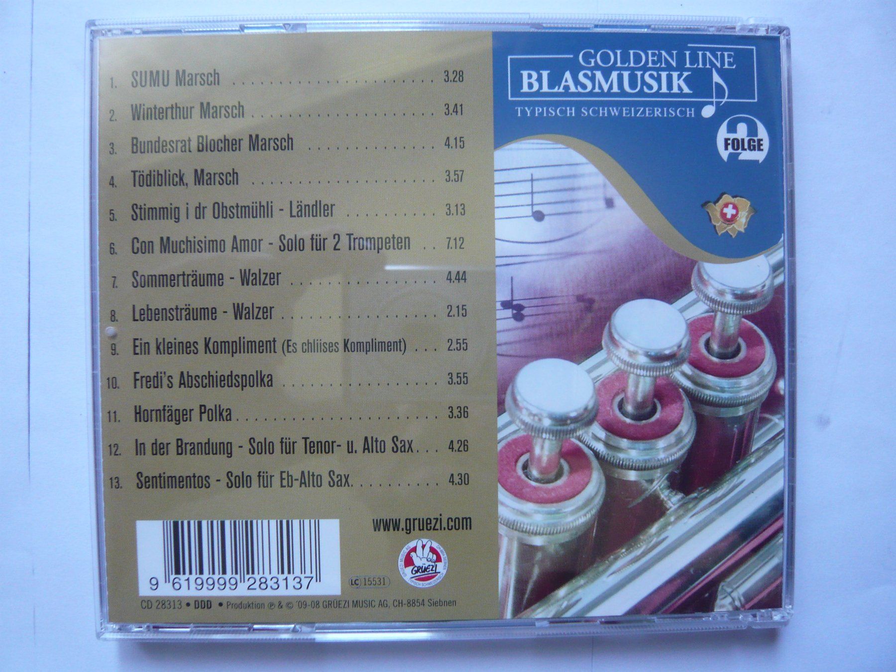 CDs: 2CD BLASKAPELLE Borsicanka Schweizer Ländler-Hits & – D'occasion à Winterthur par Cajun 3