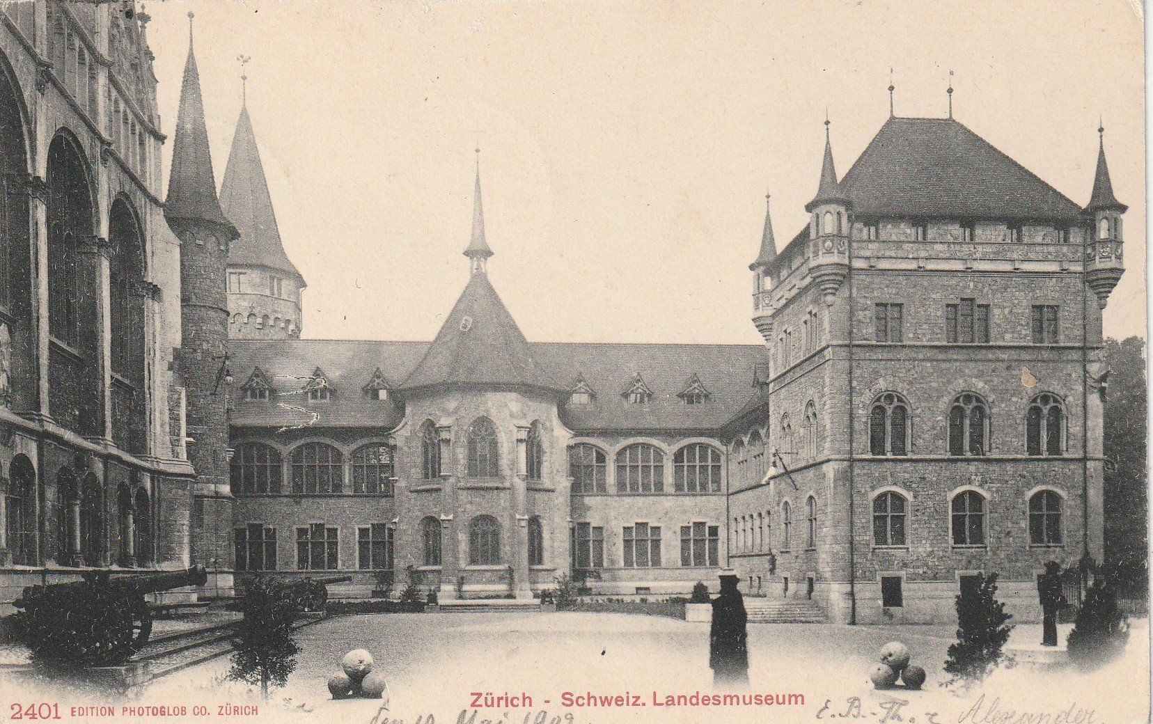 Cartoline postali: Zürich Landesmuseum – Usato da Rorschacherberg venduto da fratovi2