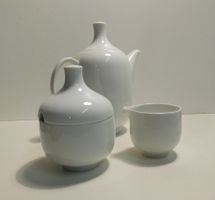 Design Rosenthal 3 teiliges Porzellan Set   kl Krug Rahmkrug