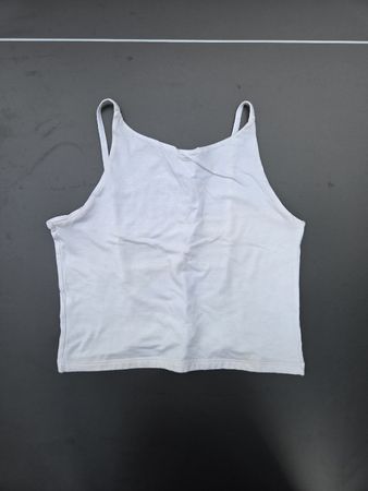 Damen Top weiss mit Rückenausschnitt