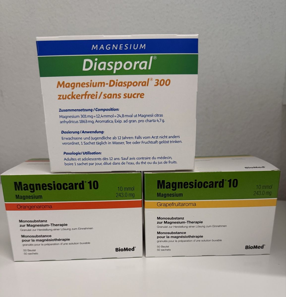 Lebensmittel & Spezialitäten: 3x Magnesium – Neu und originalverpackt aus Winterthur von spaccafunnu86