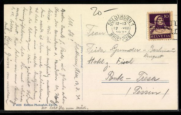 Cartoline postali: AK Solothurn, Hauptgasse – Usato da Berlin venduto da bartko-reher 1