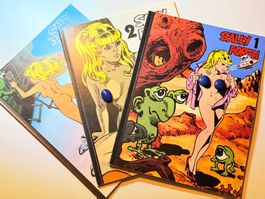 Sally Forth,  Wallace Wood 1-3 komplett, vintage Rarität!
