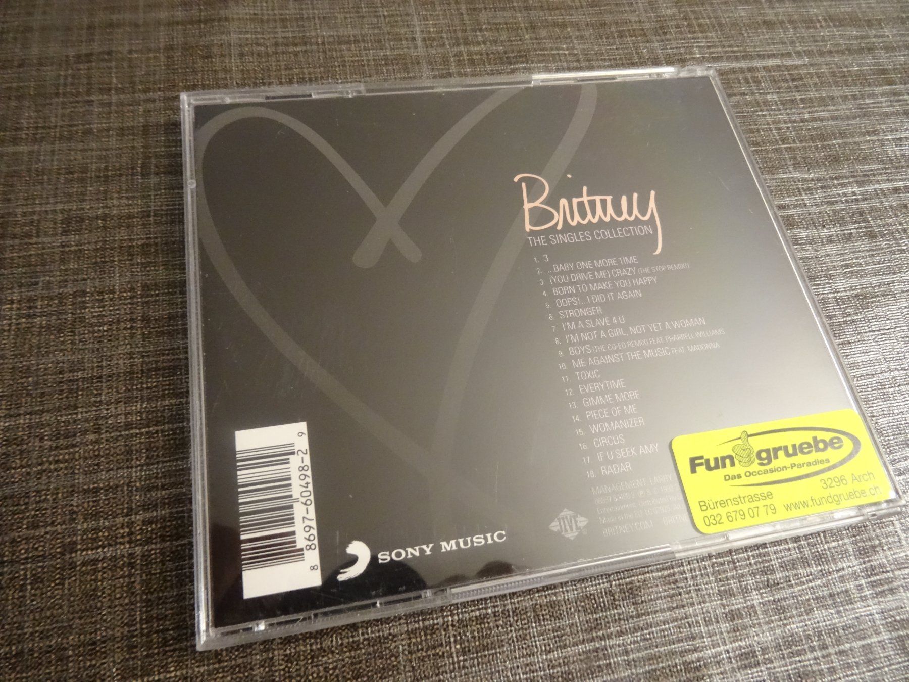 CDs: Britney - The Singles Collection CD – Gebraucht aus Olten von Disc-Ausverkauf 1