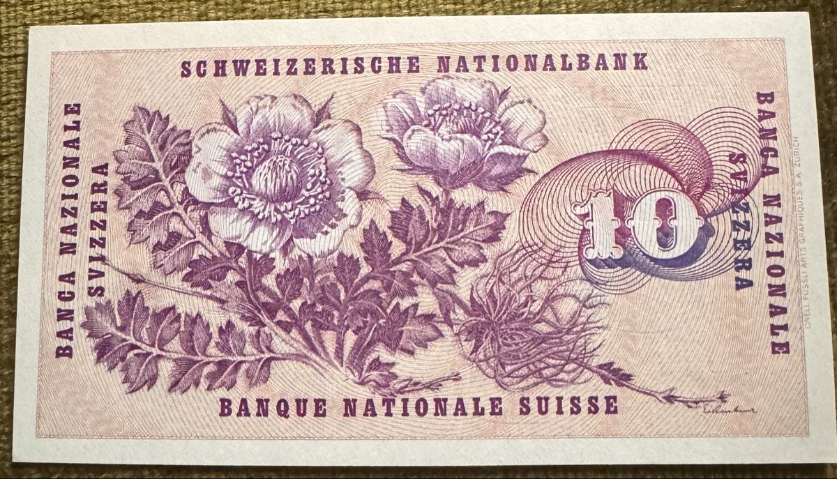 Banconote: 10 Franken Banknote Serie 82A – Nuovo (secondo la descrizione) da Wasterkingen venduto da Nroman 1