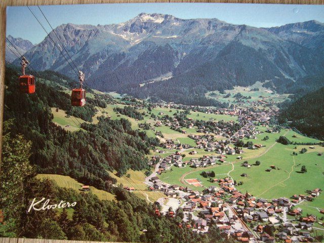 Cartoline postali: Madrisa Gondelbahn bei Klosters – Nuovo e nell'imballaggio originale da Thun venduto da Abigboss