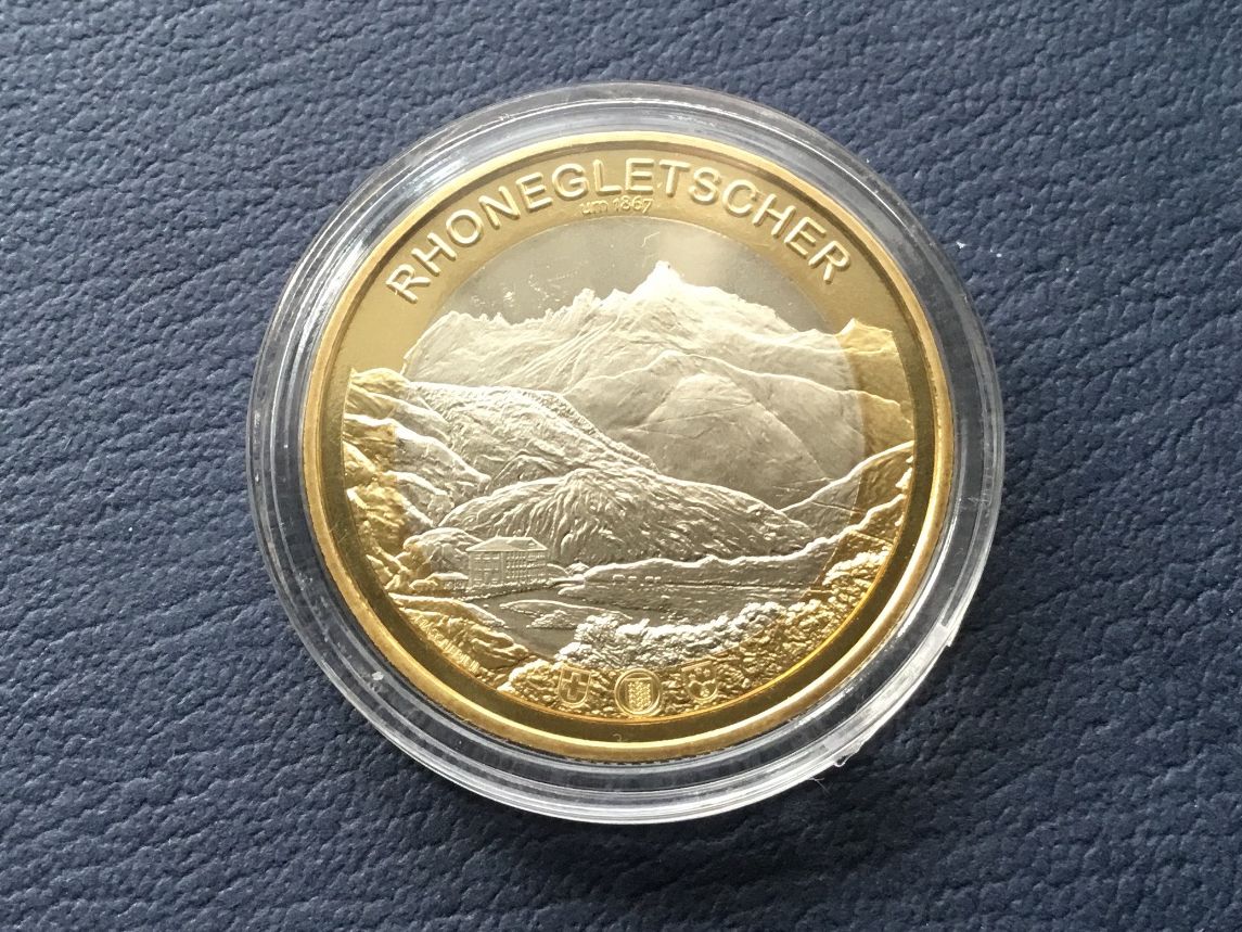 Tutti le monete: 10 Franken Rhonegletscher 2024 – Nuovo (secondo la descrizione) da St. Margrethen SG venduto da alfapeugeot10 1