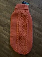 Hundepullover Chiara orange Zopfmuster neu mit Etikett