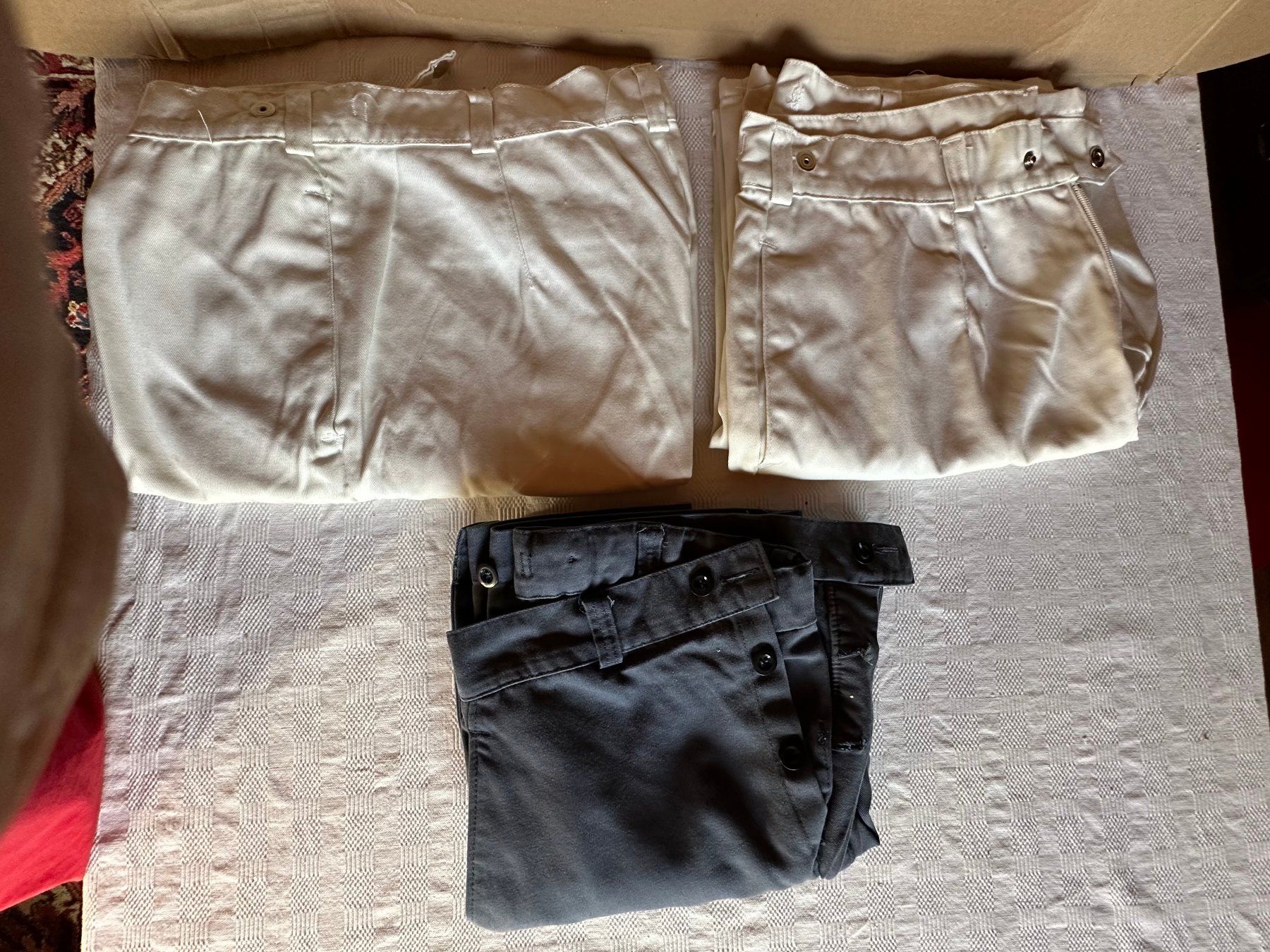 Schweizer Armee Uniformi: 3 pantalons armée suisse – Usato da Ste-Croix venduto da mjmg