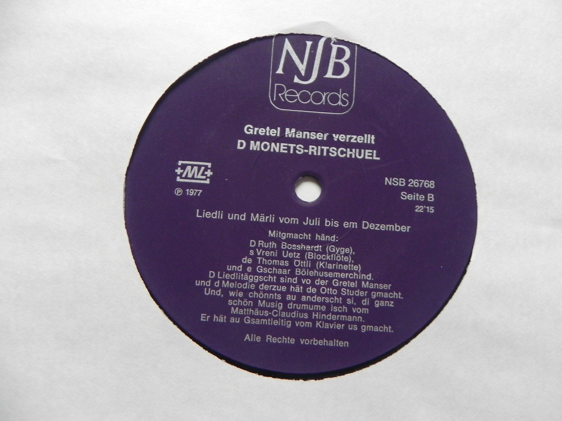 Dischi in vinile: LP Schweiz Mundart Geschichte Karusell – Usato da Siebnen venduto da krimsie 4